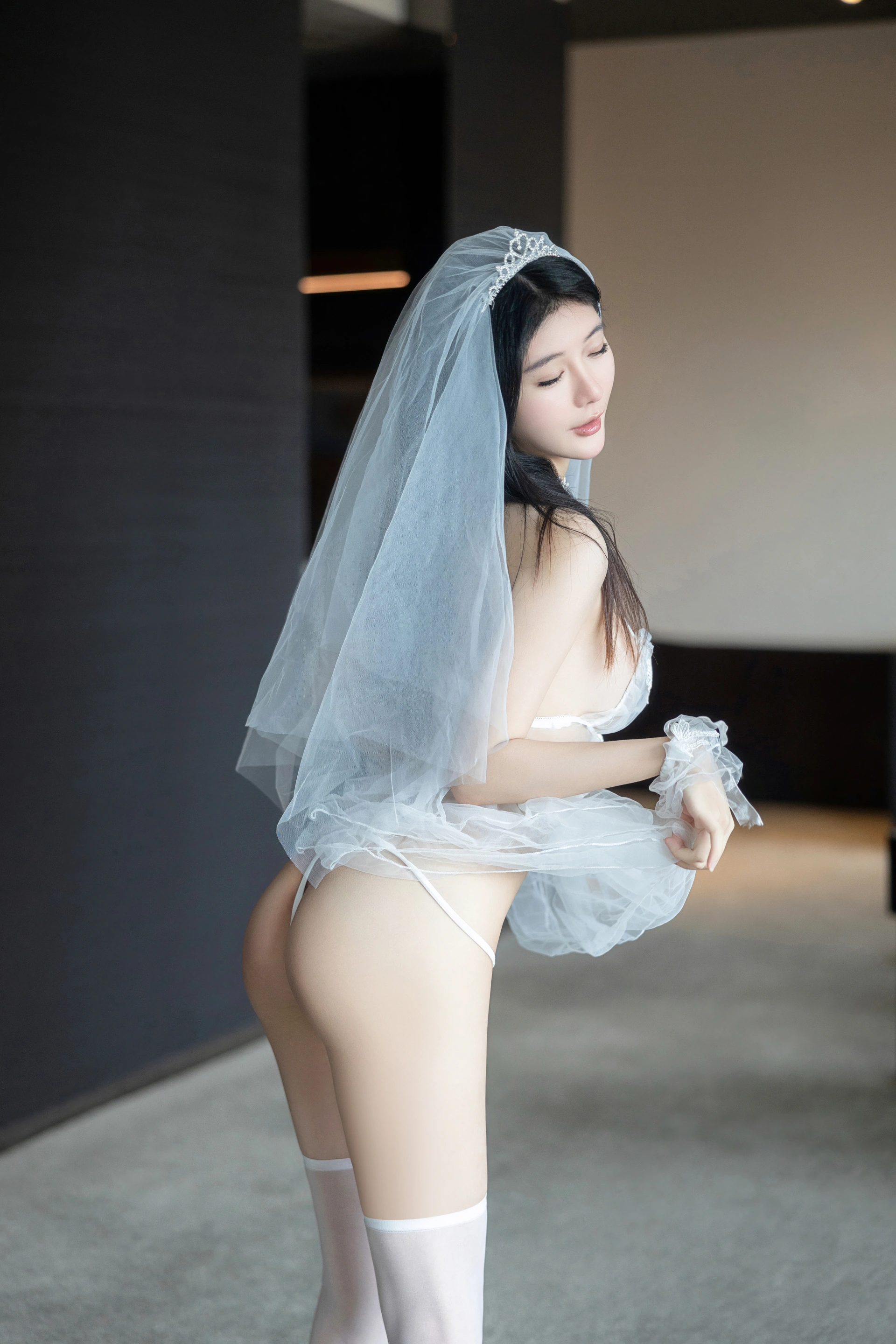 044.谢小蒽 – 内部私购  内购无水印 NO.7165 婚纱双跳蛋 3